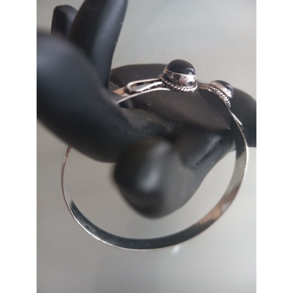 Amethyst Gemstone 925 Silver Plated Cuff Bracelet Beauty Jewelry - Picture 3 of 4